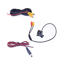 Caméra de recul pour voiture C02 avec 4 caméras de recul à vision nocturne DVR à lumière LED