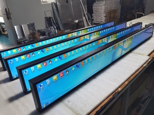 24 pulgadas 28 pulgadas 39,5 pulgadas pantalla LCD personalizada barra estirada pantalla ultra ancha Digital Led Lcd <span class=keywords><strong>reproductor</strong></span> <span class=keywords><strong>de</strong></span> publicidad con Android Wifi - Product Image 2