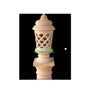 Exquisita Lámpara de Piedra Arenisca de Jodhpur BABA MARBLES, Ecológica, Duradera, con Diseño Moderno para Decoración de Sala de Estar, Dormitorio, Patio, India - Product Image 1