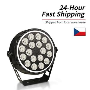 AICPOSE Iluminación Profesional para Escenarios, Focos Par de Plástico 18x12w RGBW 4en1 con Zoom - Product Image 1