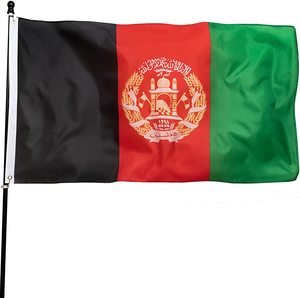 100% Polyester Afghanistan Flagge 3x5 Fuß Afghanische Nationalflagge mit Messingösen für Innen- und Außendekoration - Product Image 4