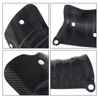 2 Piezas de Protectores de Manguera de Refrigerante de Fibra de Carbono para Tesla Model 3/Y, Protector Inferior de Tubería de Refrigerante del Chasis