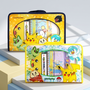 Pokmon Pikaed Plastic <b>Stationery</b> <b>Set</b> Korean Kids School Supplies Pencil Eraser Notebook Anime Bulk Wholesale - Product Image 2