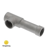 Tee égal sur mesure en acier inoxydable moulé par procédé de cire perdue