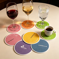 Sous-verres en papier absorbant personnalisés avec logo, sous-verres jetables en papier pour boissons, bière, pour bar, café, restaurant, fête