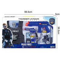 Ensemble de jouets de rôle pour enfants, SWAT, armée, jouet en plastique, pistolet de police pour garçon cool
