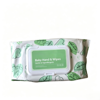 Lingettes pour bébés non tissées OEM Chine CT 12x16 50 pièces, lingettes humides personnalisées à prix abordable pour bébés