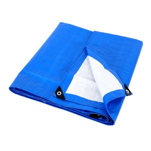 Bâche en PE bleue imperméable résistante aux déchirures, anti-UV et anti-âge pour toiture et auvent – Fabrication chinoise - Product Image 2