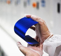 Cellules solaires HJT à haute efficacité 210*105mm 25,3% 5,5W, faible atténuation, anti-rayonnement, pour stations spatiales, satellites, drones