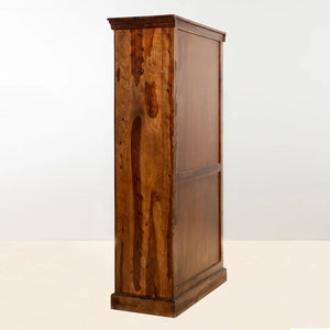 ตู้เสื้อผ้าไม้ชีแชมแบบดั้งเดิม ทนทาน ผลิตจาก MDF ความจุขนาดใหญ่ ประกอบสำเร็จ ใช้ได้ในห้องนอนโรงพยาบาล - Product Image 4