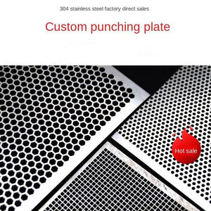 Plaque de plafond décorative en acier inoxydable 304, fer et aluminium, maille perforée hexagonale carrée avec trous perforés - Product Image 5