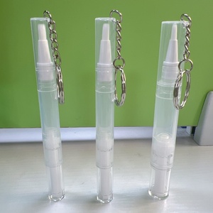 ปากกาใสแบบหมุนสำหรับใส่น้ำมันบำรุงหนังกำพร้า ปากกาเปล่าสำหรับน้ำมันทาเล็บพร้อมแปรง หลอดใส่ของเหลวบำรุงขนตา ภาชนะบรรจุเครื่องสำอาง - Product Image 3