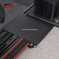Cockpit de simulateur de course durable avec plateau de souris ergonomique accessoire de plate-forme coulissante rotative pour les amateurs de jeux en stock