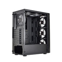 ATX Computer Gaming Case Glass/Mesh ATX Torre completa con ventiladores ARGB USB3.0/2,0 Port Computer Gaming PC Case con panel de malla