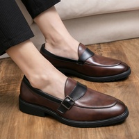 Mocassins italiens pour hommes en cuir véritable, confortables et souples, pour la conduite et les occasions formelles