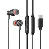 Écouteurs filaires en métal SOMIC TONE Type-C avec prise numérique, basses puissantes, stéréo, contrôle du volume et microphone – Vente en gros
