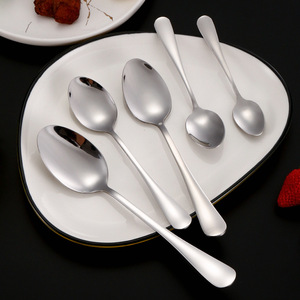 ชุดช้อนสแตนเลสขัดเงาเกรดอาหาร สำหรับร้านอาหาร โรงแรม ใช้สำหรับของหวาน - Product Image 1