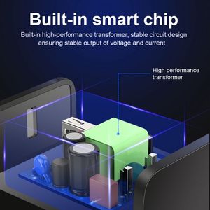 Chargeur USB 18W à charge rapide QC 3.0, adaptateur de charge rapide pour Xiaomi/pour Samsung, chargeur USB pour téléphone 14 13 12 11 Pro MAX - Product Image 3