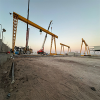 Grue portique monopoutre de 12,5 tonnes, classe A3, robuste, pour chantier de préfabrication