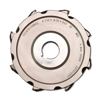 Pisau Pemotong Tepi Kecepatan Tinggi D150*D30*H65 PCD Diamond Pre-Milling Cutter Alat Pertukangan Kayu untuk Pemasangan Tepian
