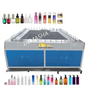 Línea de recubrimiento de botellas DM, máquina de recubrimiento de vidrio de perfume, máquina de pintura en aerosol automática de color para plástico
