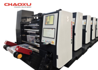Machine d'impression flexographique en ligne pour gobelets en papier, sacs en papier et boîtes en papier, type unité, presse flexo personnalisable