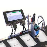 Printer TIJ Faith Tinggi Cetak 1-12.7mm Layar Sentuh 7 Inci Printer TIJ Kecil Satu atau Dua Printhead untuk Teks Tanggal