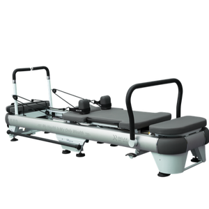 Máquina de <span class=keywords><strong>Pilates</strong></span> Reformer Comercial Megacore Directo de Fábrica, Aleación de Aluminio Blanca, OEM Personalizado, para Estudio de Fitness - Product Image 1