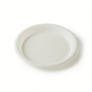 Platos Desechables Biodegradables de Almidón de Maíz para Verduras, Color Blanco, 20.3x20.3cm, para Fiestas, Venta al Por Mayor - Product Image 4