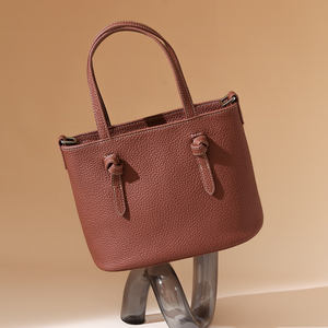 véritable souple et tendance pour femmes sac à bandoulière en <span class=keywords><strong>cuir</strong></span> véritable à motif de litchi vintage haut de gamme pour femmes - Product Image 2