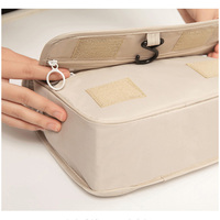 Offre Spéciale grand sac suspendu de luxe personnalisé, sac de voyage étanche pour maquillage trousse de toilette cosmétique
