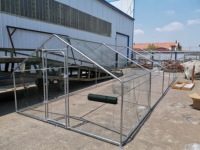 Poulailler galvanisé à chaud, cage à volailles de type walk-in, poulailler en forme de spirale, enclos pour poulets, couverture imperméable