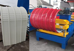 Forma personalizzata del pannello del tetto arco curvo delle mattonelle di piegatura del pannello del tetto in metallo k campan arco tetto rotola che forma macchina da costruzione - Product Image 2