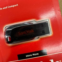 Flashdisk Sandisk Cruzer Blade Grosir, Penyimpanan Data Kecepatan Tinggi 32GB 128GB USB 2.0 Pendrive Kecepatan Tinggi untuk Laptop PC