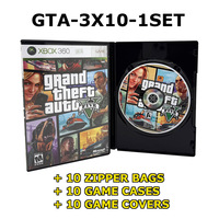 Lot de 10 boîtes de rangement irrégulières, boîtes de jeux CD transfrontalières et série de couvertures assorties Train Series