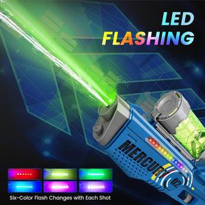 Pistola de Agua Eléctrica de Disparo Continuo para Niños, Pistola de Agua Luminosa Totalmente Automática, Pistola de Agua de Alta Capacidad, Juguete de Pistola de Agua - Product Image 4