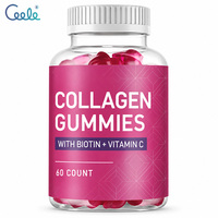 Marque privée Meilleur supplément de vitamine C E Bonbons gommeux Collagène Repousse des cheveux Multi pour la peau Ongles Vente en gros