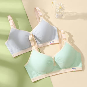 Sujetador de Lactancia de Talla Grande con Abertura Frontal, Transpirable, Sin Varillas, para Embarazo, Pijama, para Mujer - Product Image 4