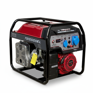 Générateur d'énergie domestique de secours à essence 8000W pour toute la maison, grand réservoir de carburant de 40L, puissance nominale de 7,5kW, moteur OHV, groupe électrogène à essence d'urgence - Product Image 1