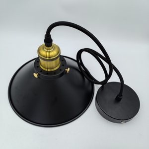 Nordic Retro Modern Pendant Light E27 Black Metal Shade Warm <strong>White</strong> <strong>Hanging</strong> for Dining Room Home Bar Chandeliers Pendant Lights - Product Image 5