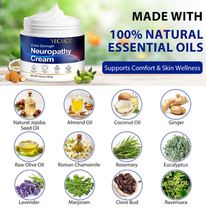 YECUCE Crema Nutritiva de 120g para Músculos Cansados, Articulaciones Rígidas y Sensibilidad Nerviosa, Ungüento Suave y de Rápida Acción - Product Image 3