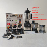 Mixeur professionnel de comptoir en acier inoxydable OEM/ODM 9500W 4L, mélangeur commercial robuste 8 en 1