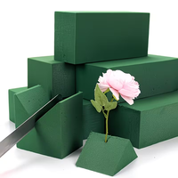 Blocs de mousse florale humide (résine phénolique) pour fleurs fraîches et artificielles – Décorations de luxe pour mariages, anniversaires, maison, bureau et jardin