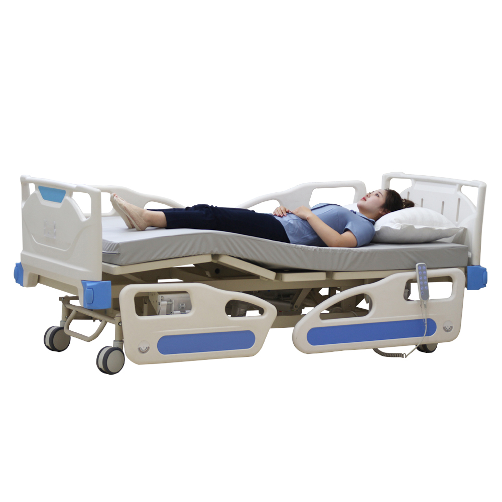 5-Function Adjustable Electric Hospital Bed – Medical Patient Care Bed with Remote Control for Home Care, Clinics & Hospitals - View 3