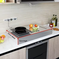 Support de rangement durable en acier inoxydable robuste pour petits appareils de cuisine, facile à nettoyer