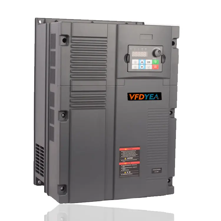 Drive Inverter Frekuensi Variabel 22kw 30HP Vfd Input Tiga Fase 220V Beban Berat BP Profesional untuk Kontrol Kecepatan Motor