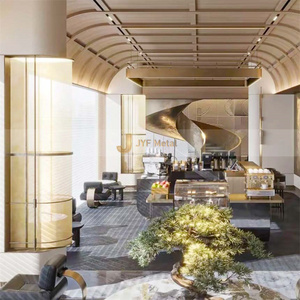 ANW382 Panneaux décoratifs en acier inoxydable finition miroir, couleurs adaptées aux espaces d'ingénierie intérieure - Product Image 4