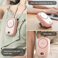 Mini ventilateur extérieur 2000mah Ventilateur portable de taille rechargeable par USB Mini ventilateur portable de cou de taille
