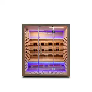 New Design Dry Sauna Infrared Finish Mini Sauna Rooms With Bluetooth