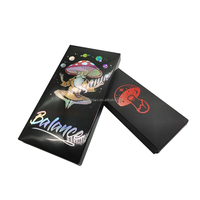 Boîtes pliantes en papier personnalisées pour barres chocolatées à la fraise, impression dorée, rectangulaires, emballage alimentaire artisanal, dossier portable